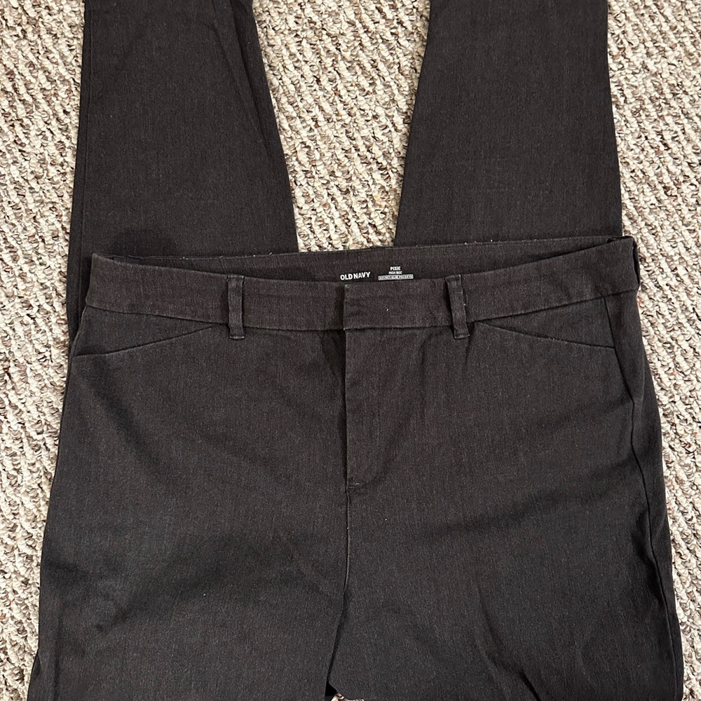 Old Navy Women’s Charcoal Work Pants